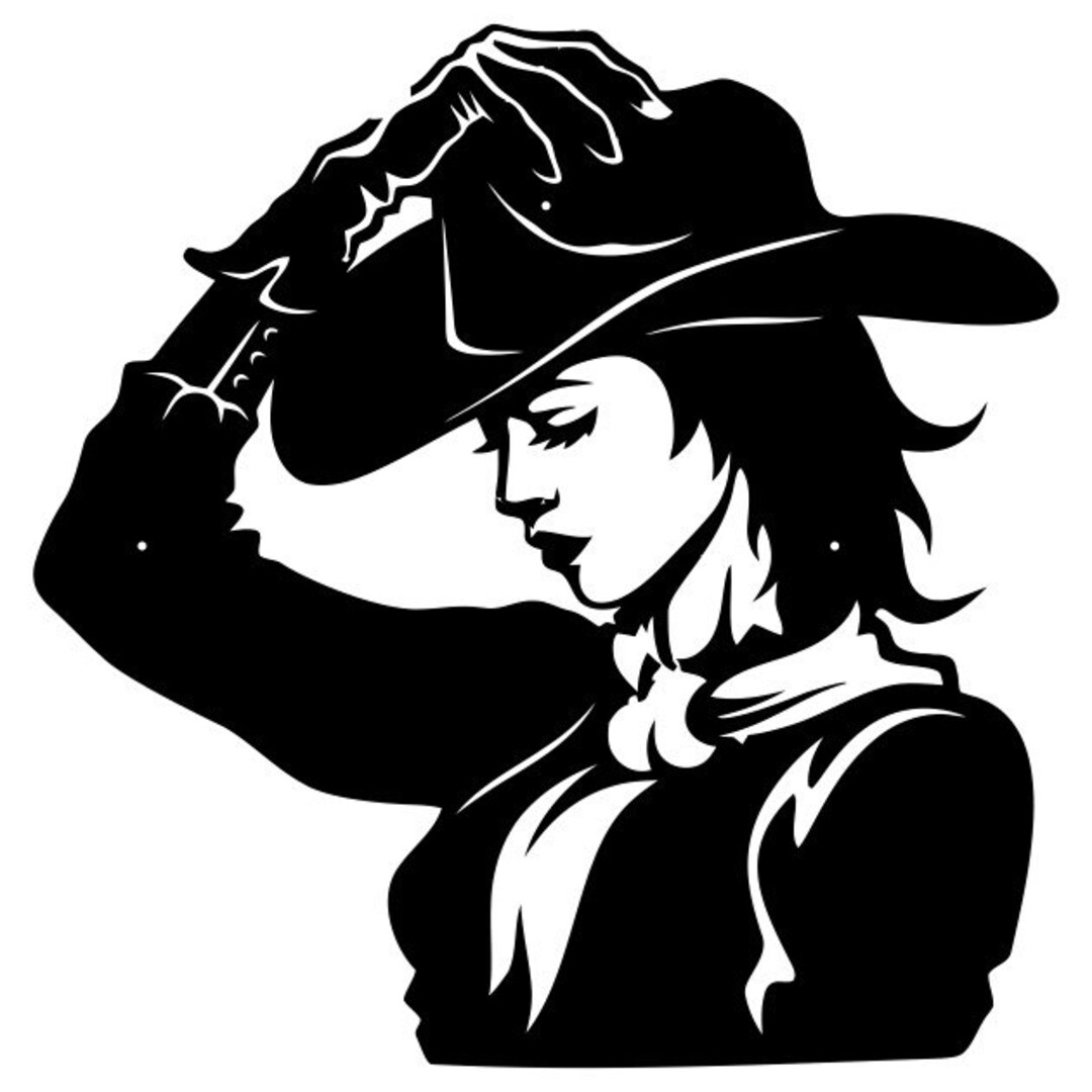 Cowgirl Metal Wall Art Woman Cowgirl Metal Wall Decor Etsy