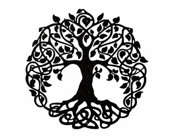 Tree Of Life Metal Art | Nature Wall Art | Trendy Wall Art Metal Wall Decor | Metal Sign Wall Art | Wall Hanging Decor