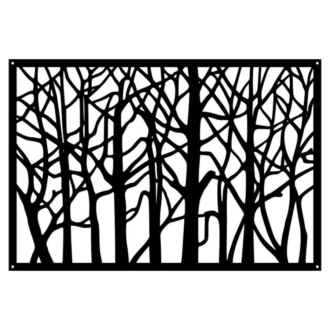 Tree Metal Wall Art, Metal Wall Art Gift for Nature Lover, Oversized