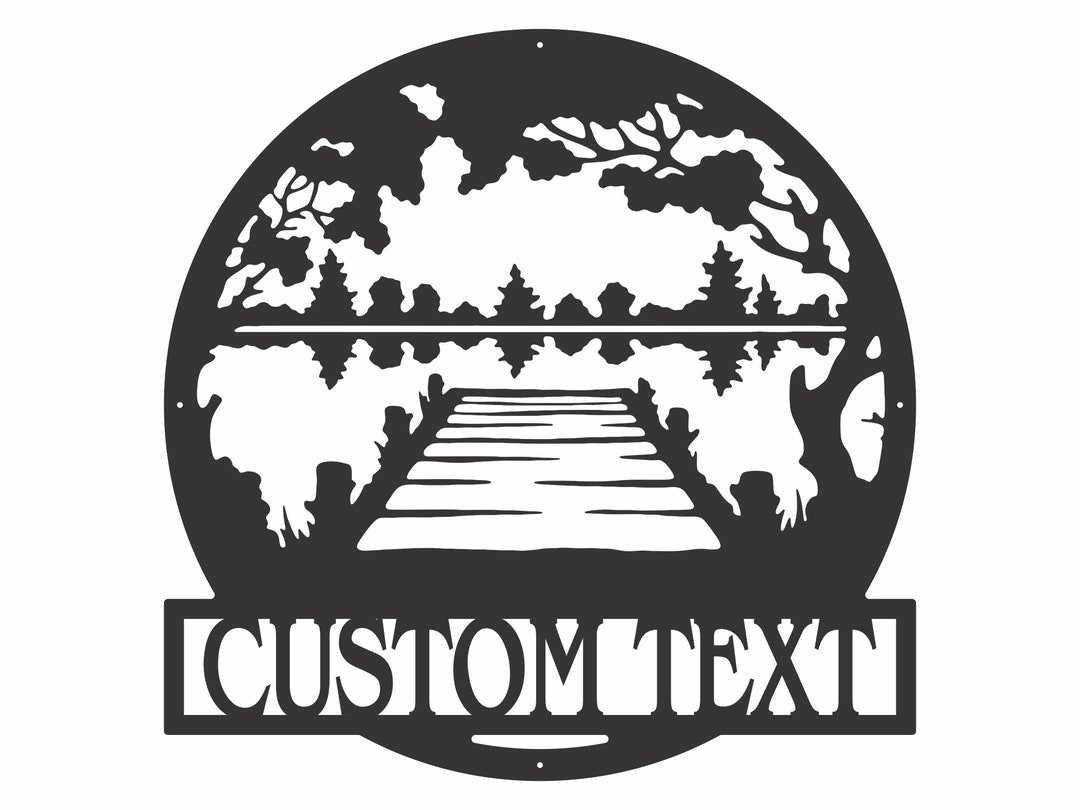 Lake House Sign, Metal Lake Sign Wall Art, Custom Metal Sign, Lake Life