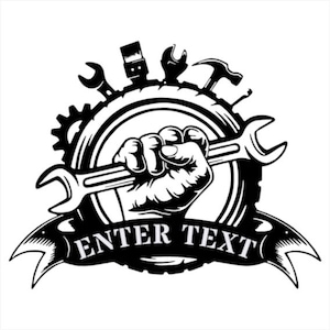 Handyman Metal Sign, Custom Name Sign Metal Wall Art, Workshop Sign Metal Wall Decor Housewarming Gift, Outdoor Metal Sign