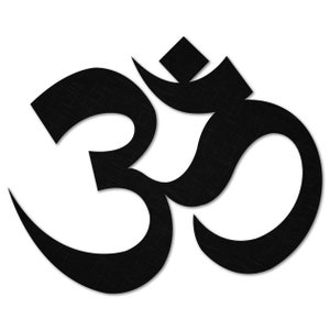OM Yoga Symbol Metal Wall Decor | Metal Om Sign Spiritual Wall Art  | Hindu Yoga Symbols Metal Wall Art | House Warming Gift