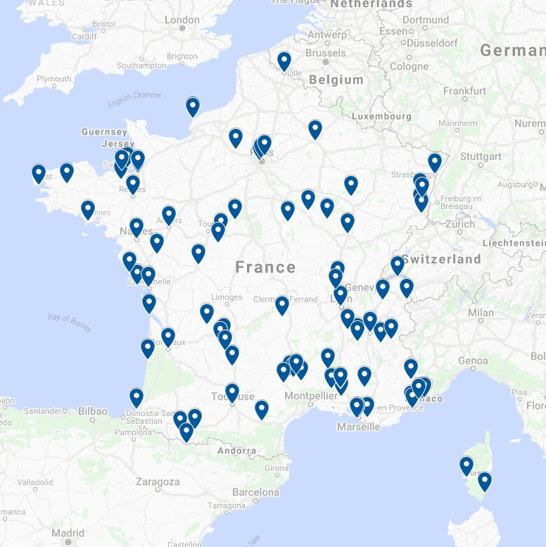 Carte de France - Affiche à gratter – 100ideesagratter