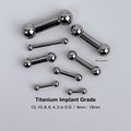 12G 10G 8G 6G 4G 2G 0G Titanium Straight Industrial Barbell | Internally Threaded, Hypoallergenic, Lightweight | Hand-Polished Mirror Finish