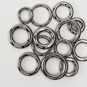 4G 6G 8G Titanium Clicker Hoops Implant Grade Seamless Hinged Segment Ring for Septum Helix Nose