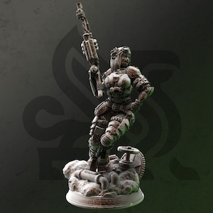 Aldith, designated Markswoman | DM Stash | Fire and Fae | Tabletop miniatures | Display piece