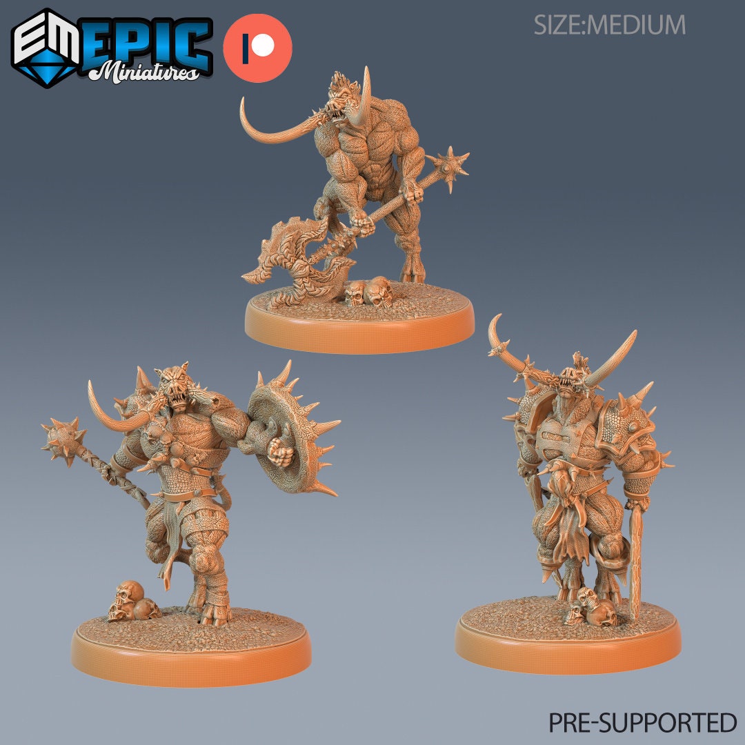 Wereboar | Epic Miniatures | Tabletop Miniatures - Etsy Australia