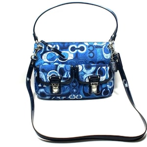 COACH Poppy Denim signature Crossbody/shoulder bag C1293-19882 with Dustbag!