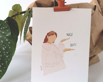 Postkarte | "Nice Butt"