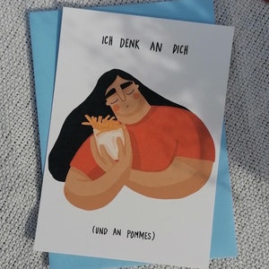 Postkarte | "Pommesliebe“