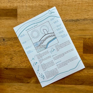 PDF Pattern Mini Landscape 5 Towering Moon PDF Instructions and Pattern image 3