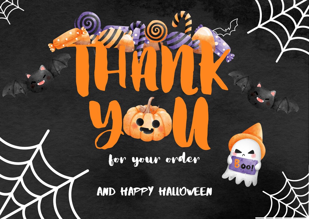 Halloween Printable Card, Card Printable, Downloadable Cards, Order ...