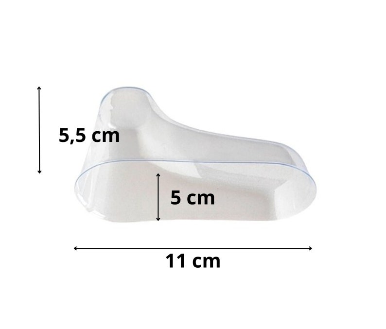 Clear Plastic Foot Display Forms – For Booties, Shoes, Socks – Mold Showcase