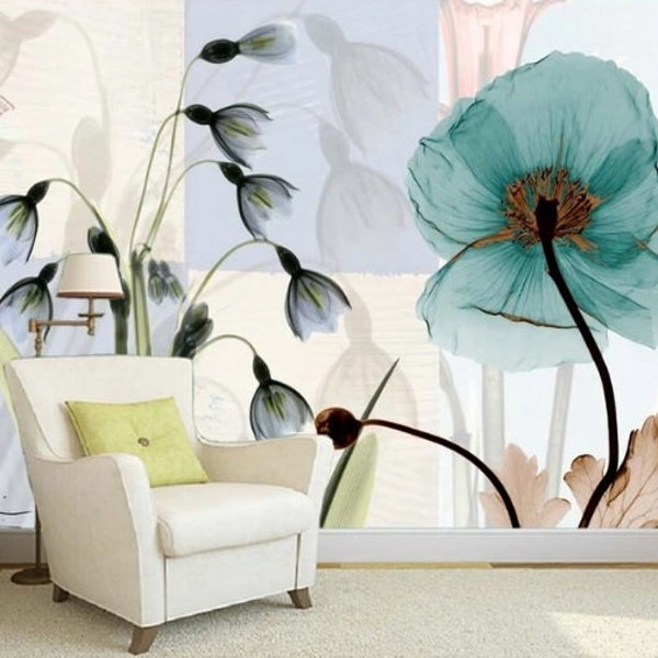 Giant Flower Wall Decals Etsy