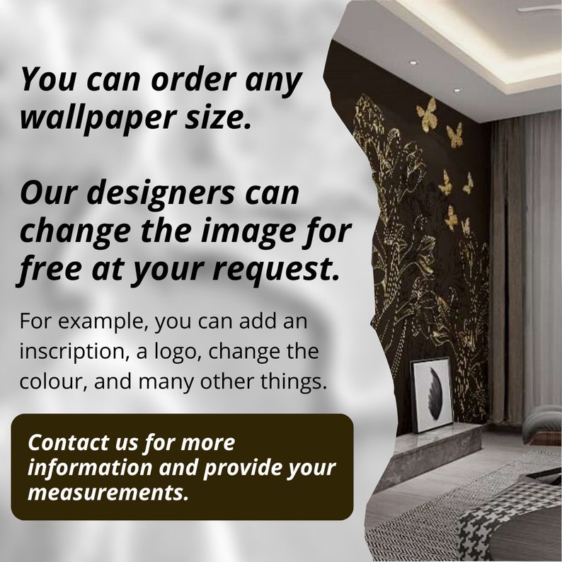 Japanese wallpaper peel and stick wall mural, asian wallpaper, mountain wall sticker for living room, bedroom, kitchen image 3