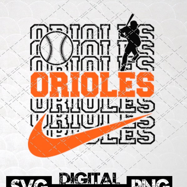 Orioles Baseball SVG