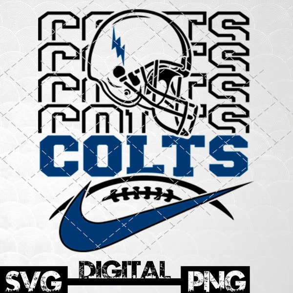 Colts Football Svg