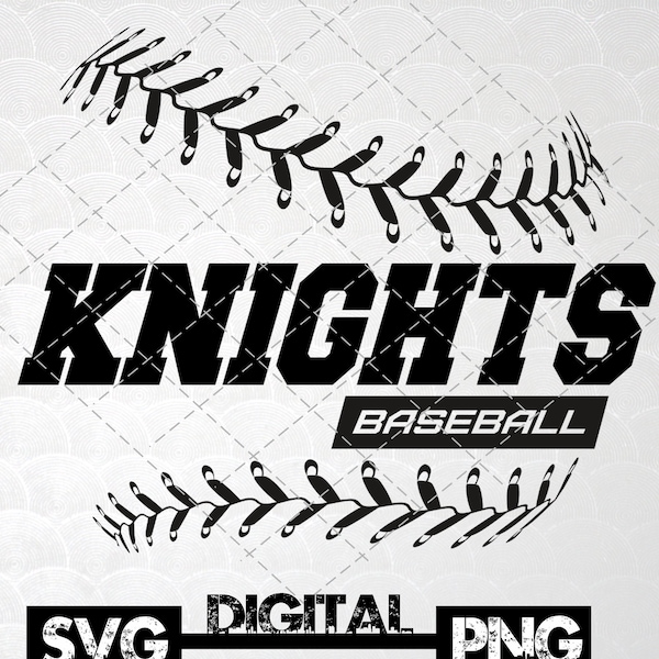 Knights Baseball Svg