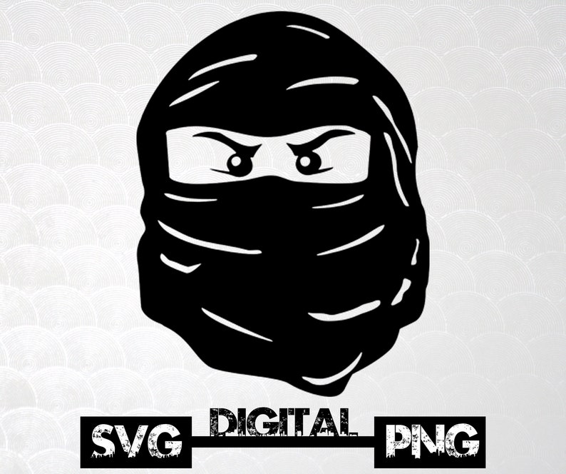 Ninja Eyes Mask Svg Etsy
