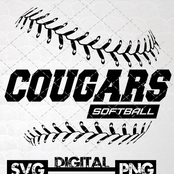 Cougars Baseball Svg