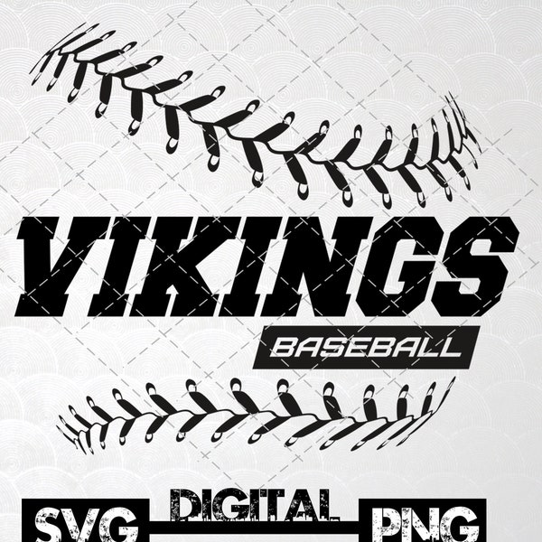 Vikings Baseball Svg