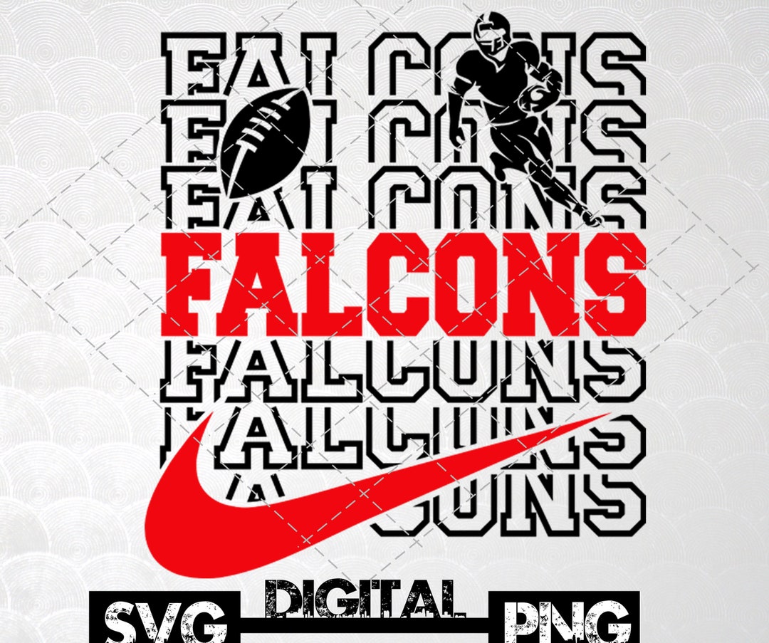 Falcons Football Svg Etsy