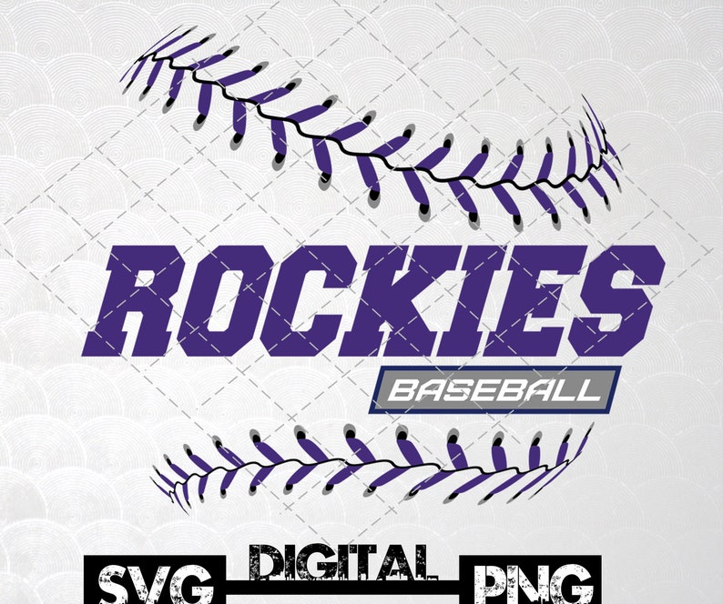 Rockies Baseball Svg - Etsy