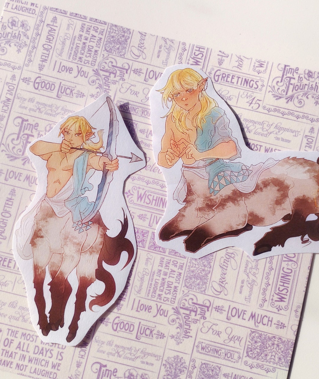 Centaur Link Botw Totk Sticker - Etsy