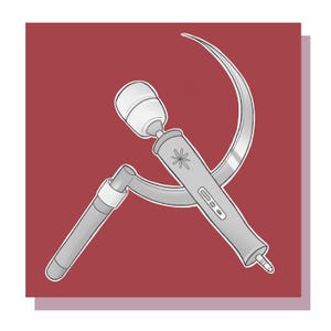 Adesivo Feminista - Varinha do Comunismo