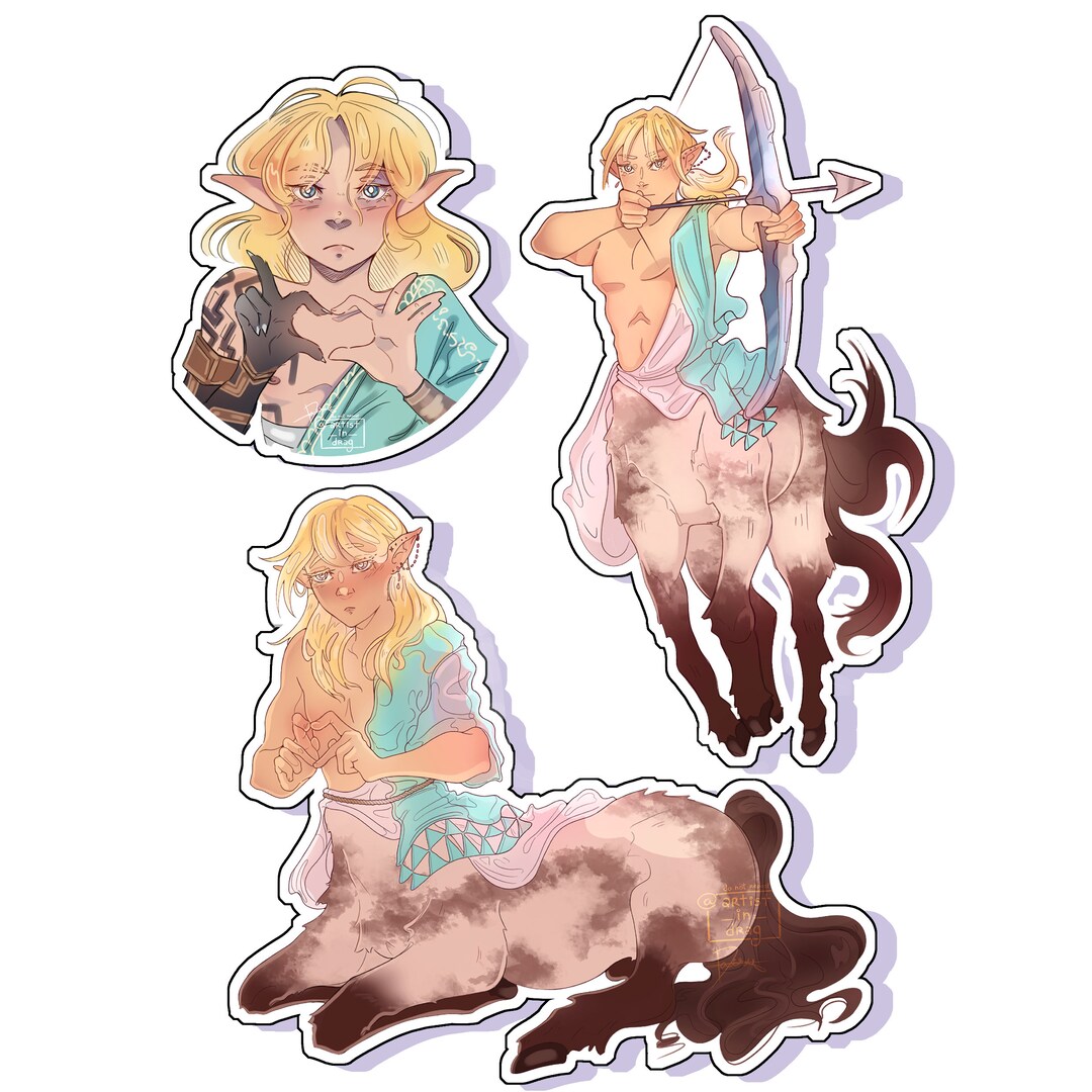 Centaur Link Botw Totk Sticker - Etsy