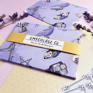 Mágico - envelopes autoadesivos C6, 100g, envelopes de design, papelaria, scrapbooking, artesanato, artesanato