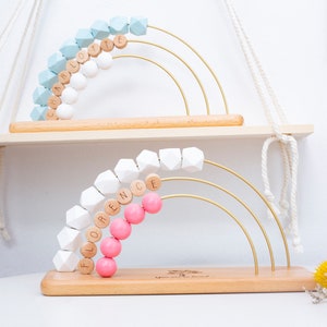 Personalized Name Abacus | Baby, Toddler, Kids Toys | Wooden Toys | Baby Gift Festivals | Christmas Gifts | First Birthday Girls and Boys