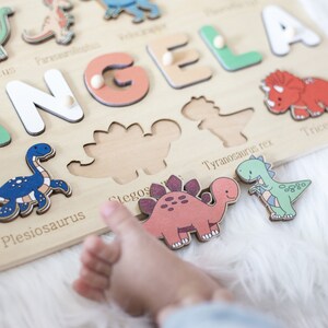 Wooden Name Puzzle | Toddler Toys | Baby Girl Gifts | Gift for Kids | Baby First Christmas Gift | Birthday Gifts