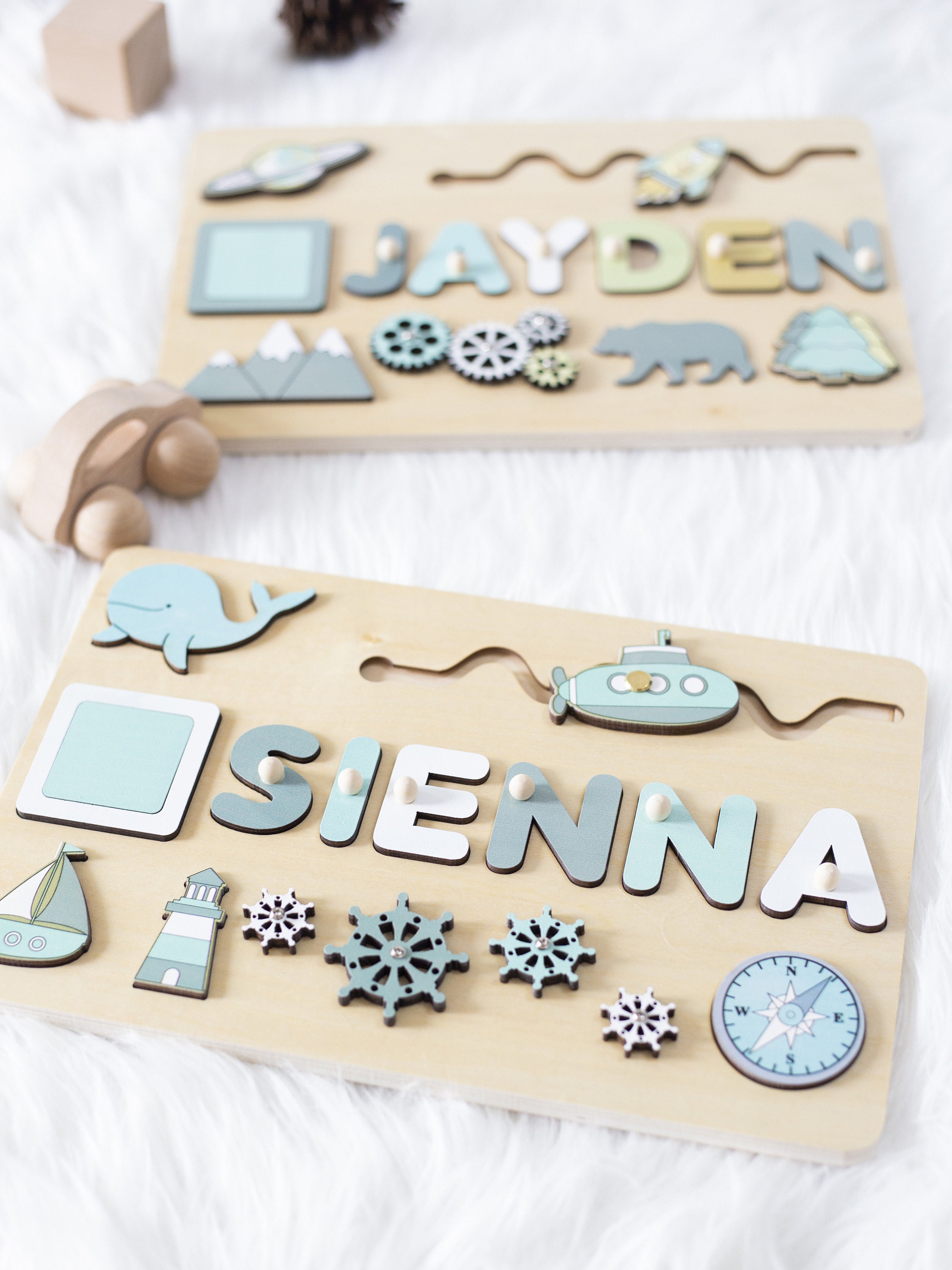 Personalized Name Puzzle With Pegs New Christmas Gifts for Etsy Australia