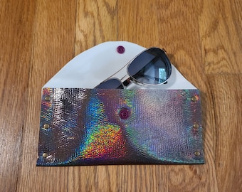 Iridescent Sunglasses Case