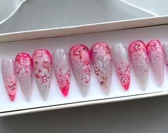 Acrylic & Press on Nails - Etsy Acrylic & Press on Nails - Etsy