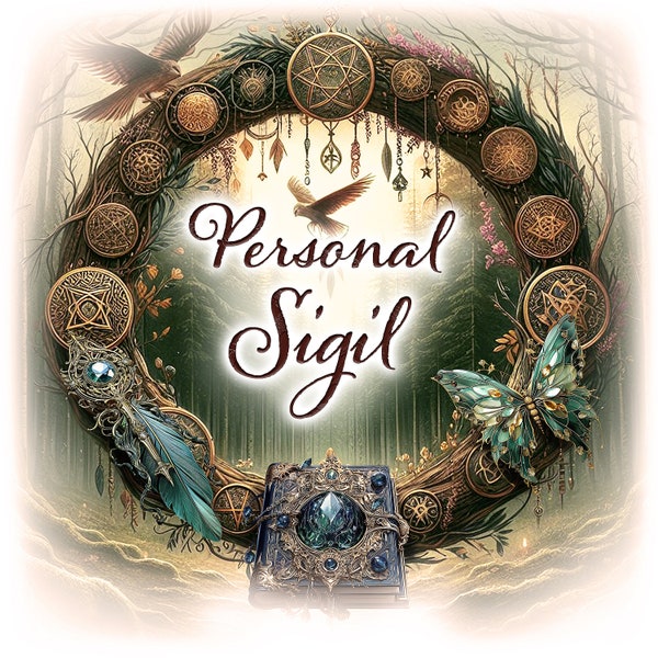 What is your Unique Personal Sigil? How can you use? Spiritual Drawing, Monogram with Intention, Gnostic State Chaotic Practice,  Runes PDF