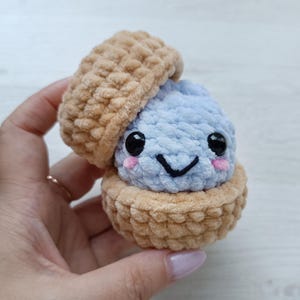 Dumpling and Steamer Crochet Pattern PDF w/Video Easy Beginner Friendly Kawaii Amigurumi Food
