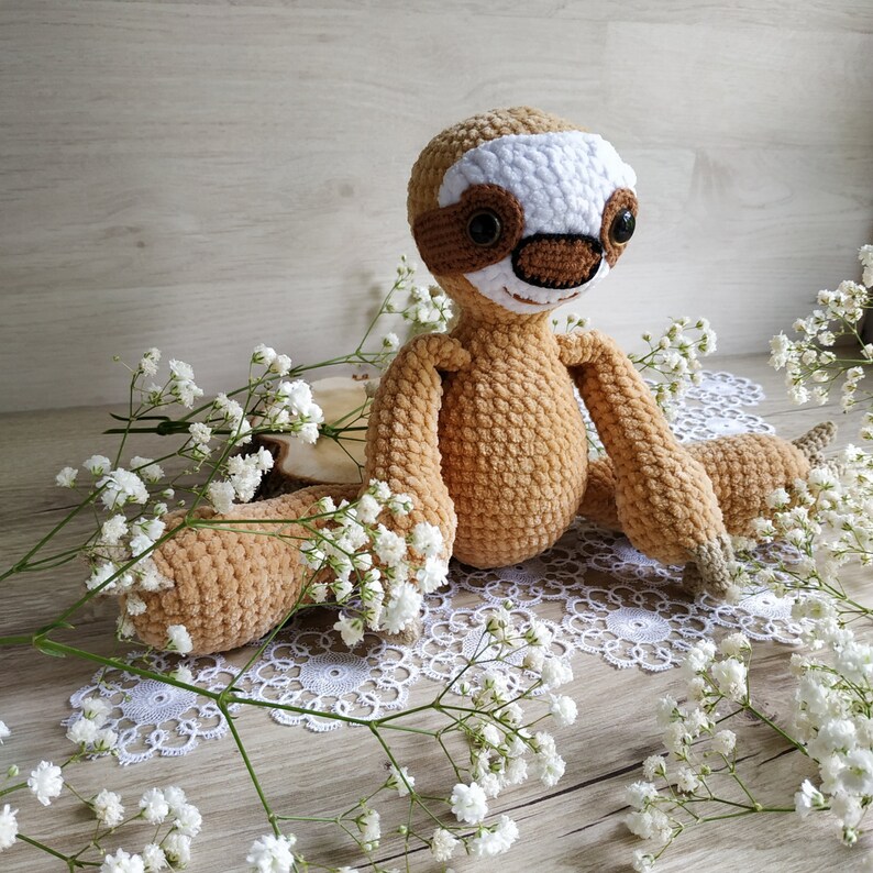 Sloth Amigurumi Crochet Pattern Baby Toy Pattern Stuffed Toy - Etsy