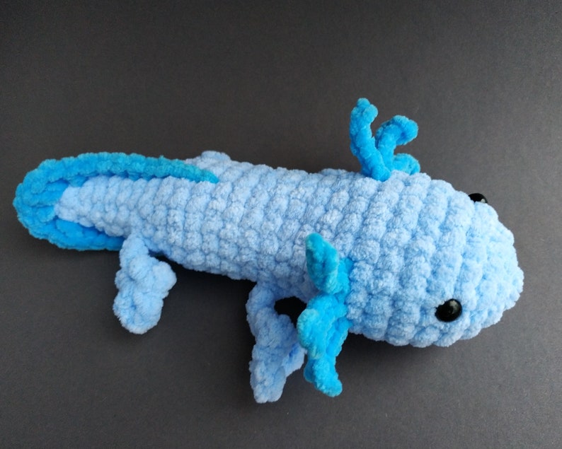 Axolotl Plush No Sew Amigurumi Crochet Pattern Do It Yourself Etsy UK