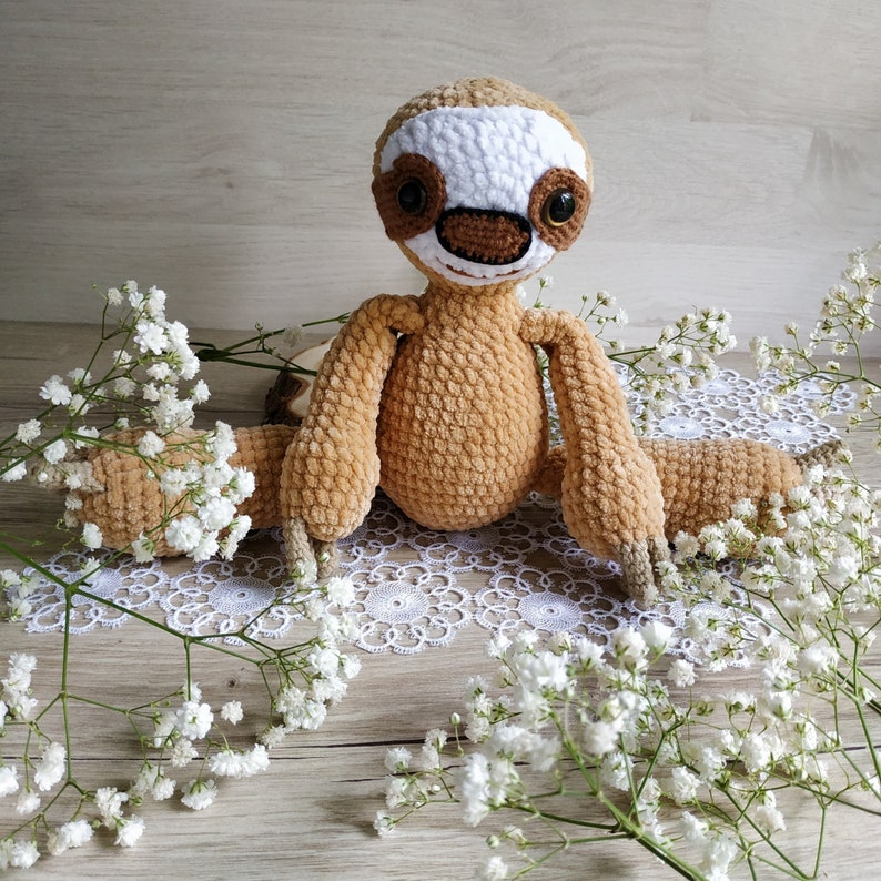 Sloth Amigurumi Crochet Pattern Baby Toy Pattern Stuffed Toy - Etsy