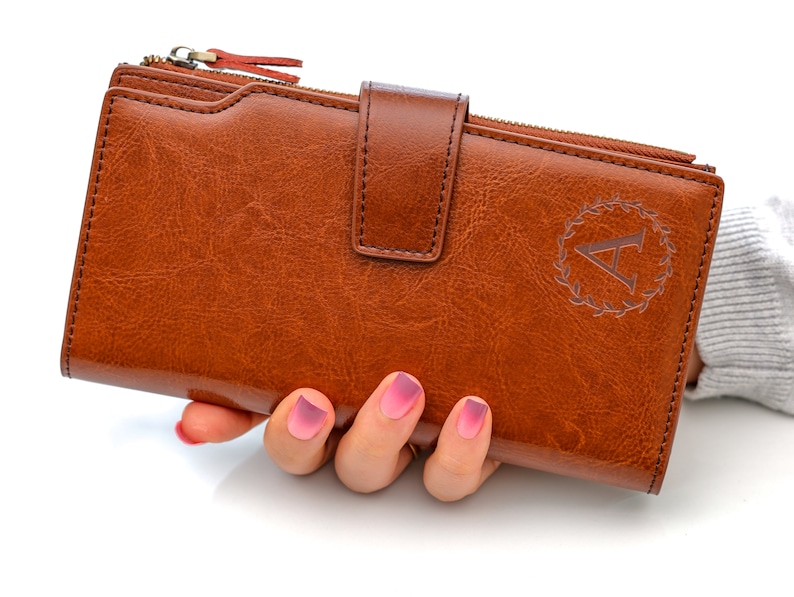 Personalized Womens Wallet Christmas Gift RFID Wallet Etsy