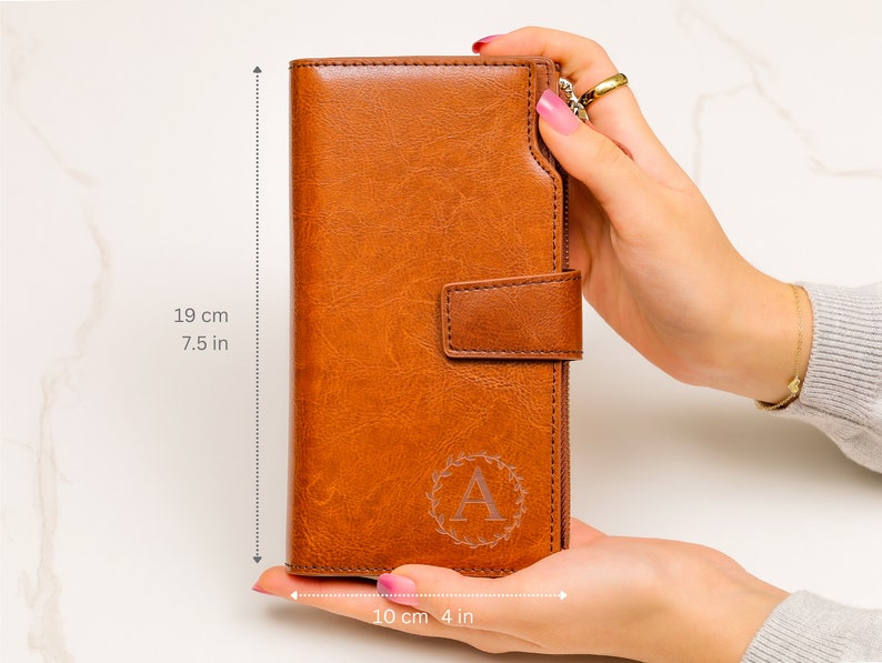 Personalized Womens Wallet Anniversary Gift for Her Etsy