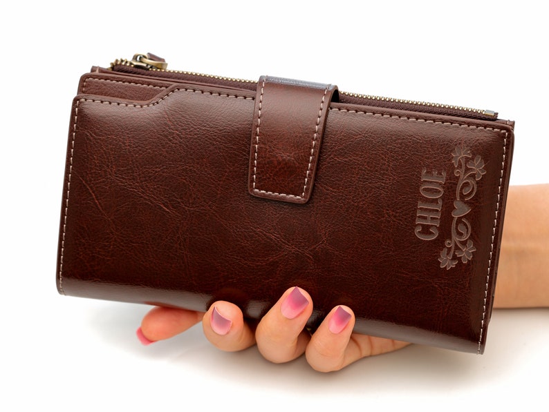 Personalized Womens Wallet Anniversary Gift for Her Etsy