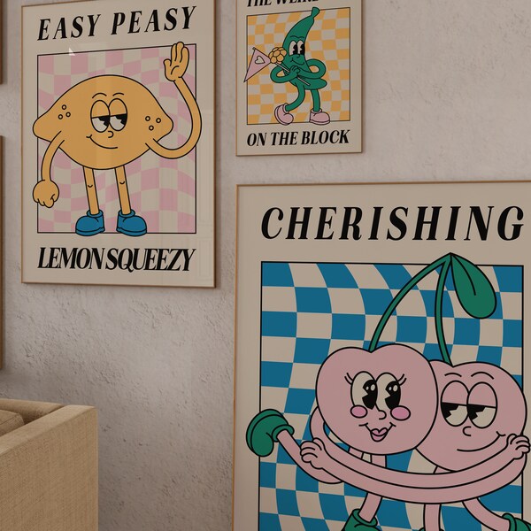 Wall Art College Apartment Etsy