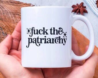 Fck The Patriarchy Mug, Tazza femminista, Tazza Taylor, Tazza Swift, Regalo per Swifties, Distruggi il patriarcato non la tazza del pianeta