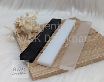 Acrylic blocks 160x22*mm / thickness 8 mm or 3 mm