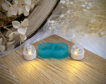 Silicone mold holder for balloon light / 2-piece set / balloon light / casting mold / Raysin / silicone mold