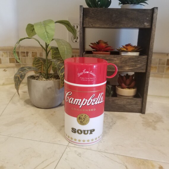 Vintage Campbells Soup-Can-Tainer Thermos - image 1