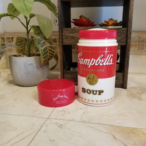 Vintage Campbells Soup-Can-Tainer Thermos - image 4